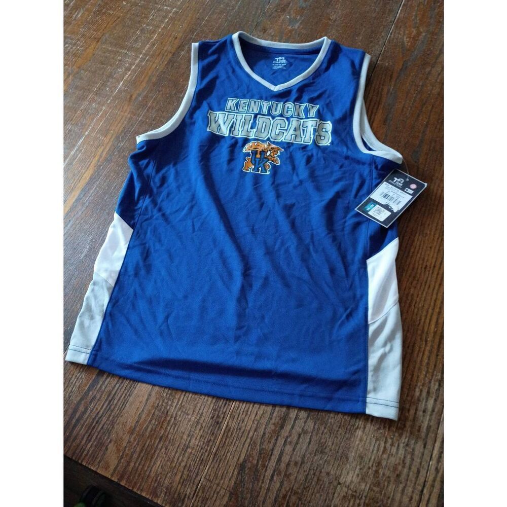 New XL Youth Team Athletics Kentucky Wildcats Sleeveless Tank Top Muscle Shirt